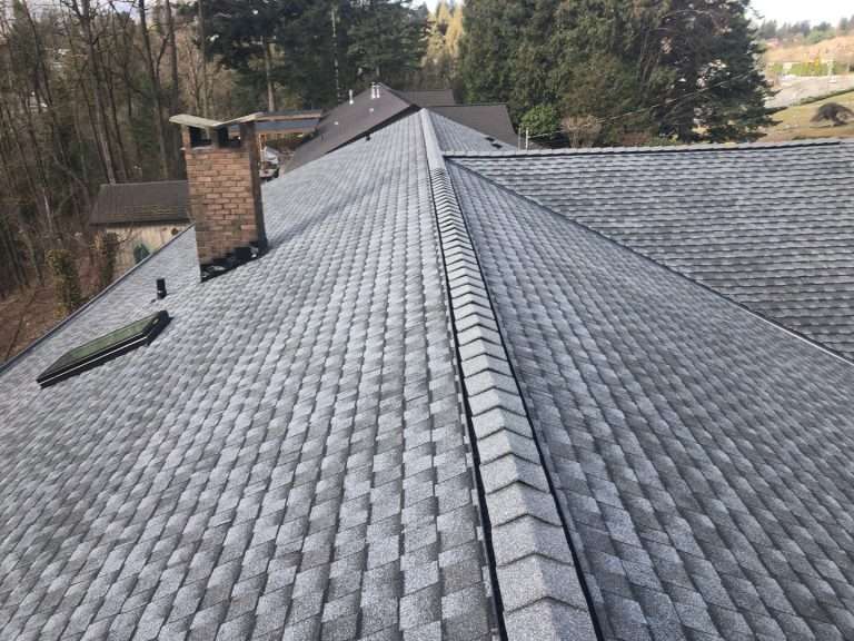 Re-Roofing Project using GAF Snow Country Advanced Ridge Venting